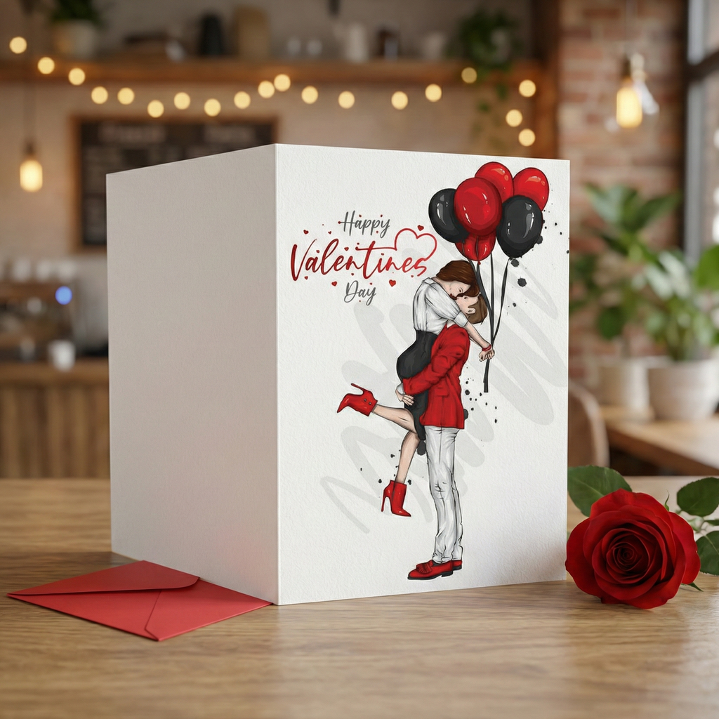 Valentine’s Day Card - "Love & Heart" Collection