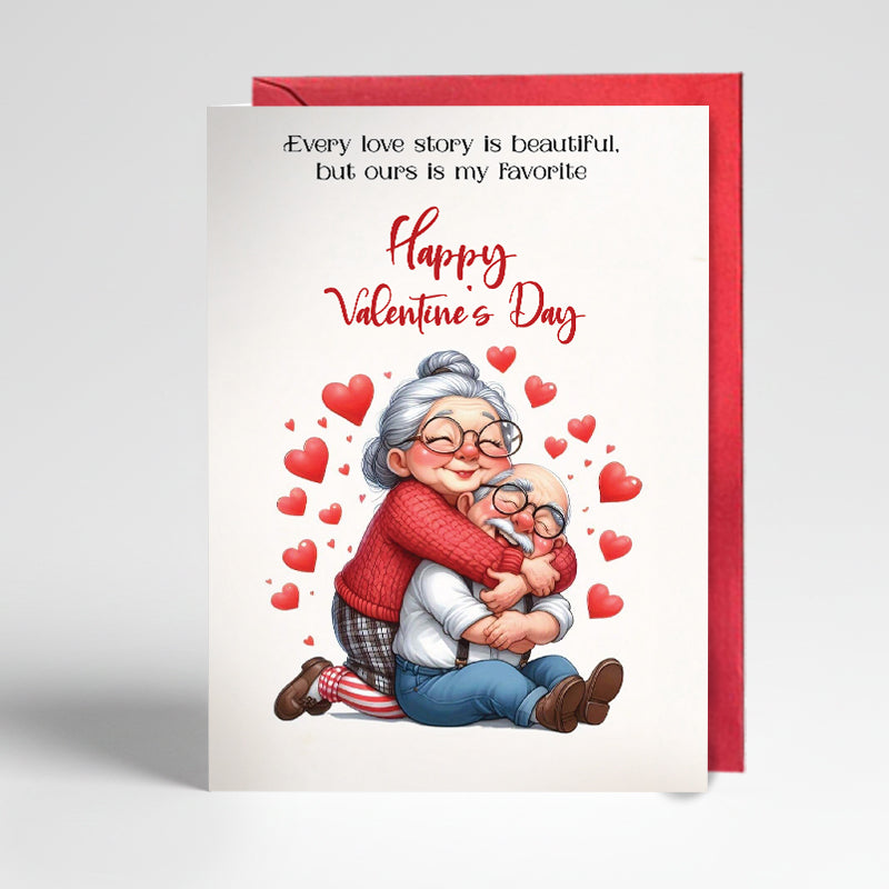 Valentine’s Day Card - "Love & Heart" Collection