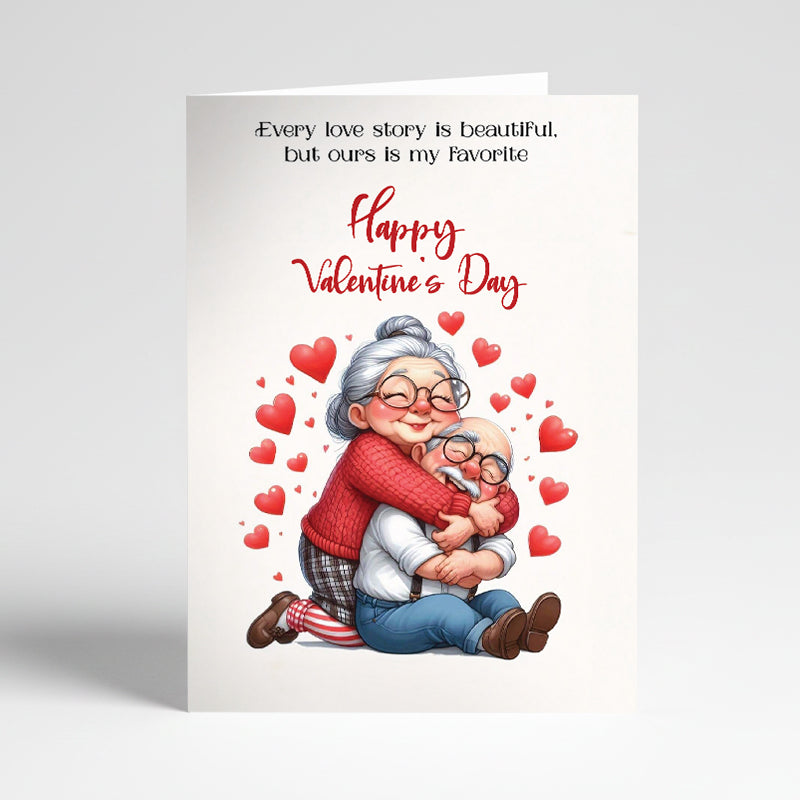 Valentine’s Day Card - "Love & Heart" Collection